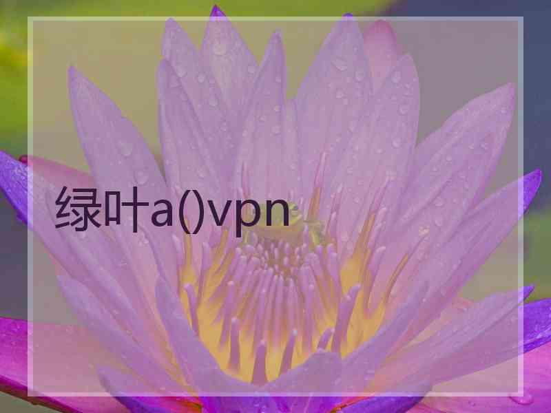 绿叶a()vpn