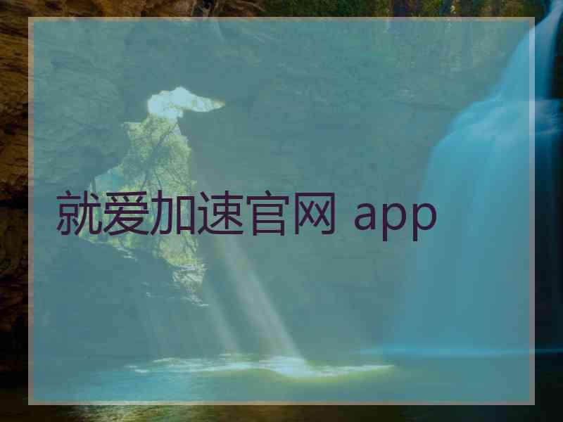 就爱加速官网 app