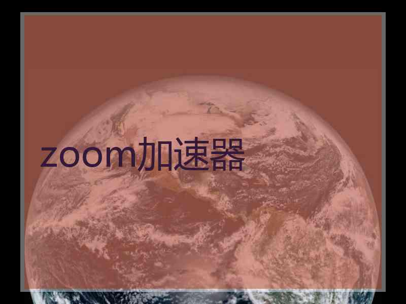 zoom加速器