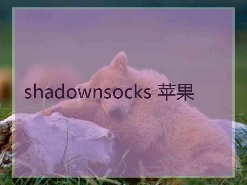 shadownsocks 苹果