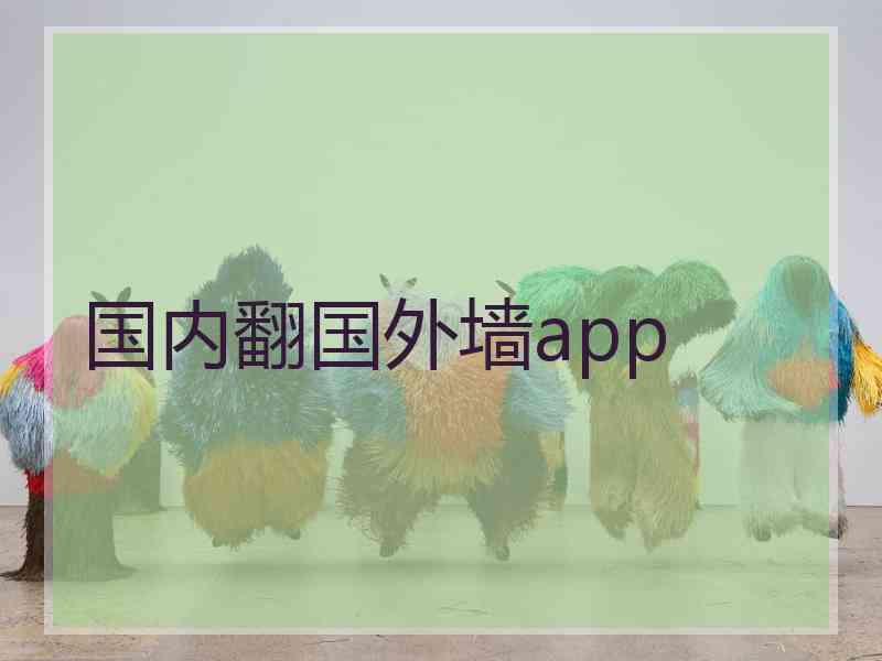 国内翻国外墙app