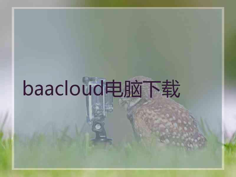 baacloud电脑下载