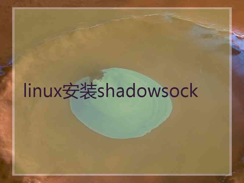 linux安装shadowsock