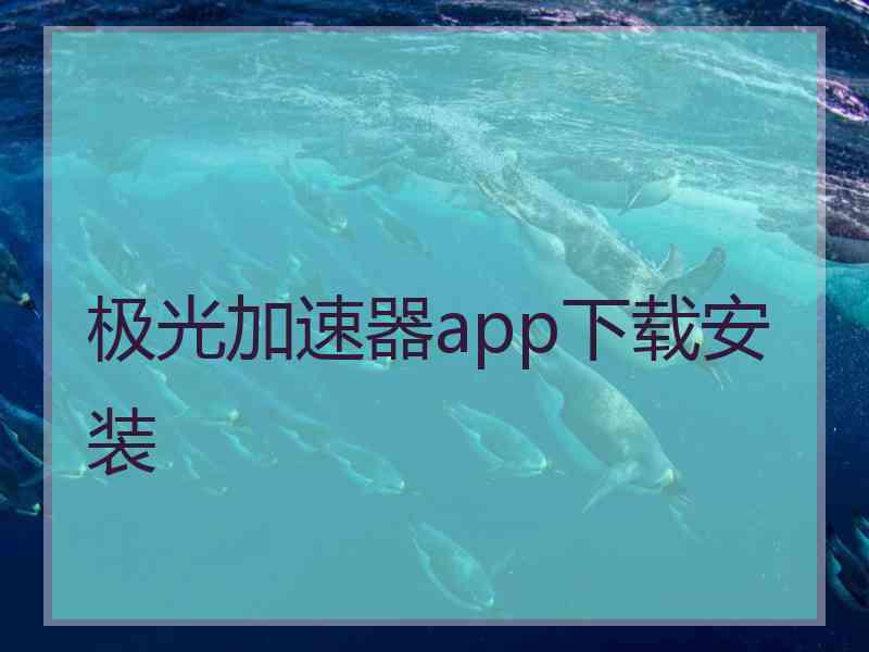 极光加速器app下载安装