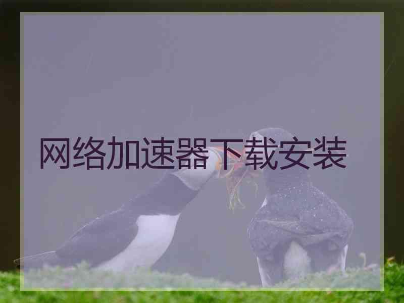 网络加速器下载安装