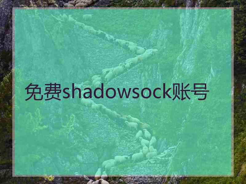 免费shadowsock账号