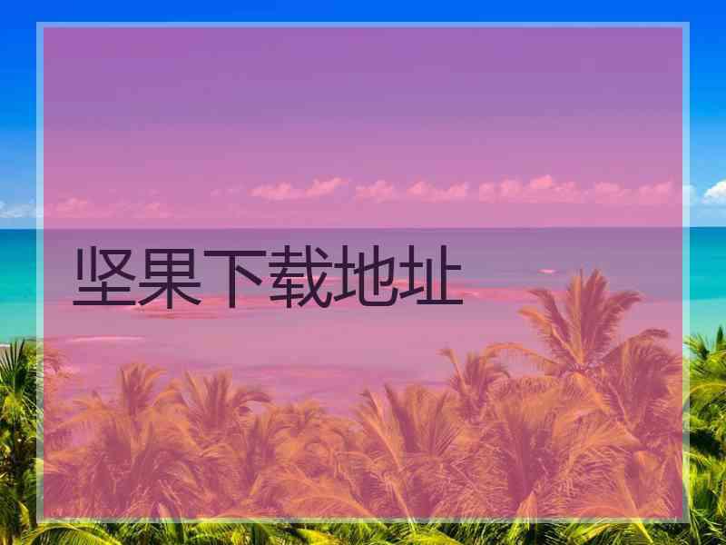 坚果下载地址