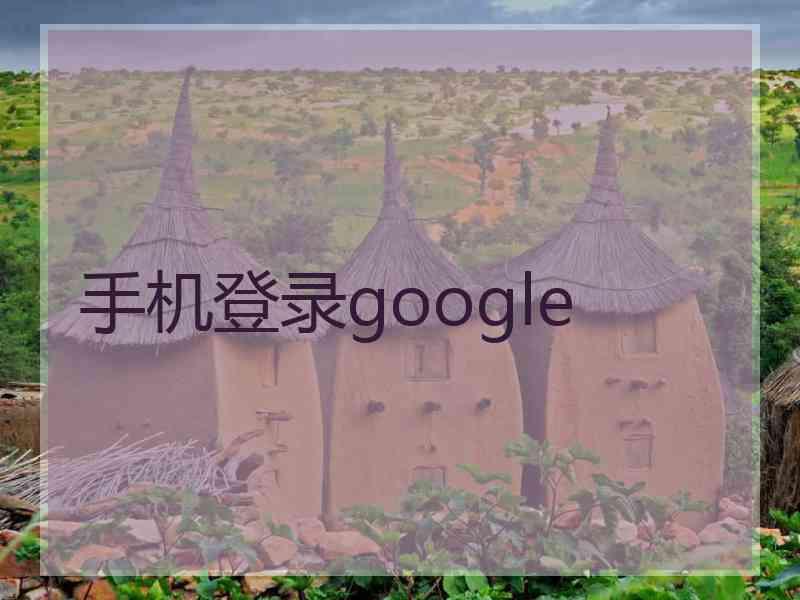 手机登录google