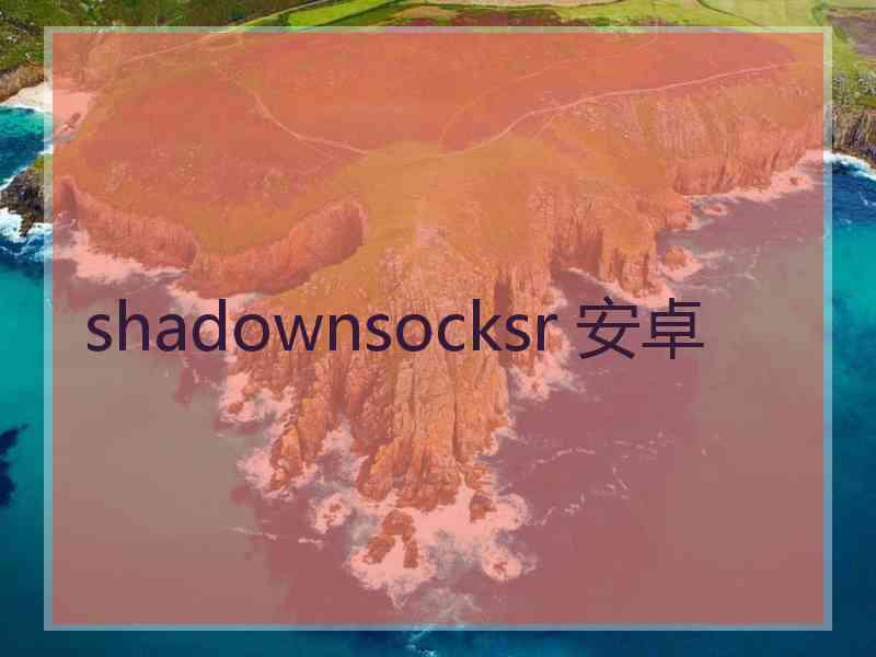 shadownsocksr 安卓