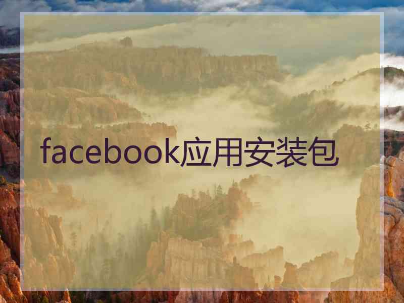 facebook应用安装包