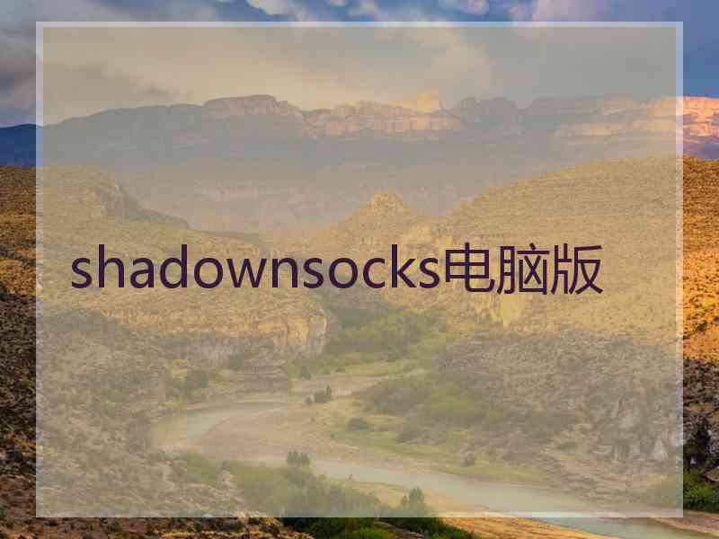 shadownsocks电脑版