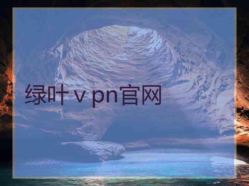 绿叶ⅴpn官网