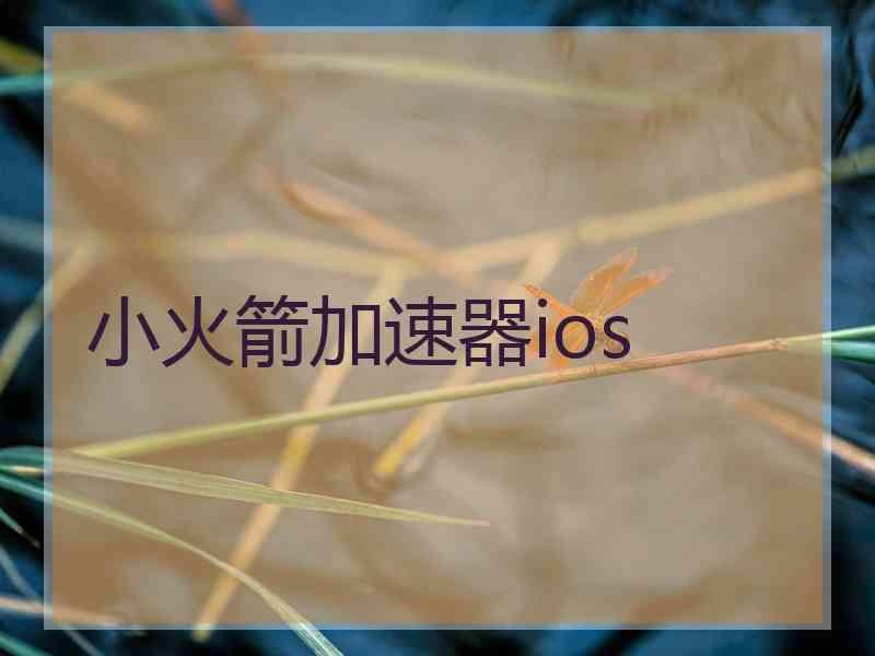 小火箭加速器ios