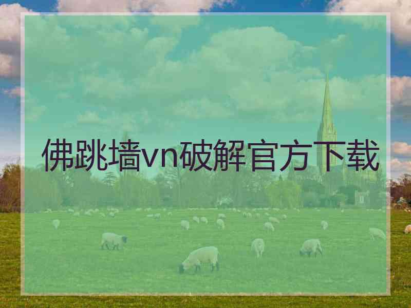 佛跳墙vn破解官方下载