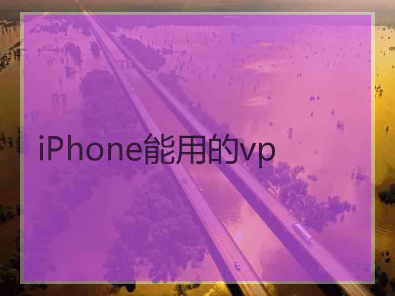 iPhone能用的vp