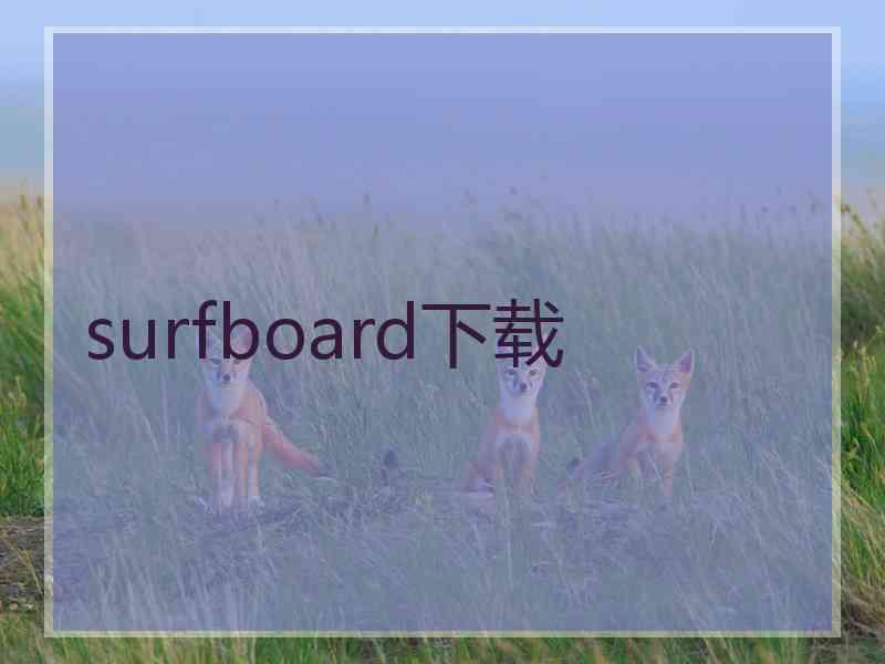 surfboard下载