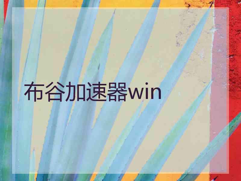 布谷加速器win