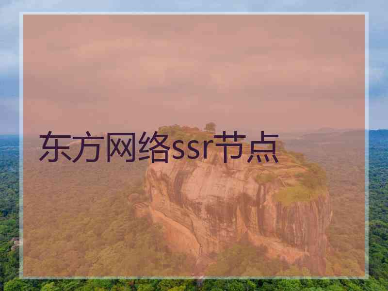 东方网络ssr节点