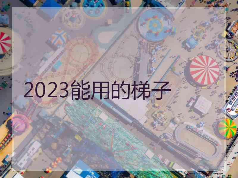 2023能用的梯子